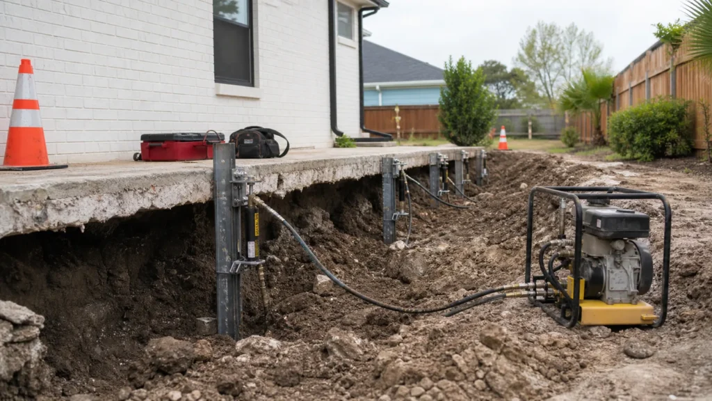 Steel Push Piers for Corpus Christi Foundations When Are They Considered — local foundation service assessment in Corpus Christi, Texas