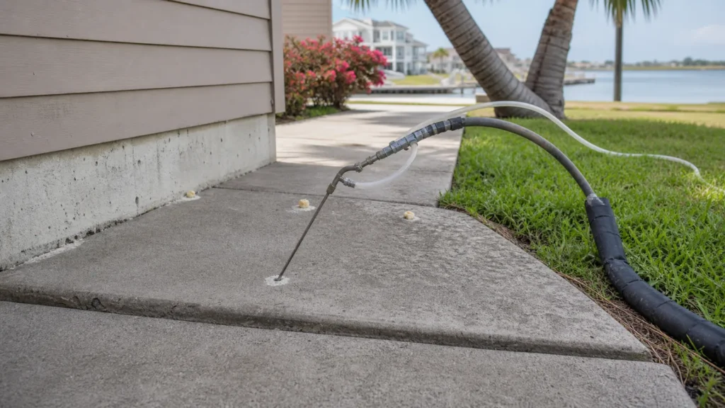 Polyurethane Foam Injection for Settled Concrete in Corpus Christi — local foundation service assessment in Corpus Christi, Texas