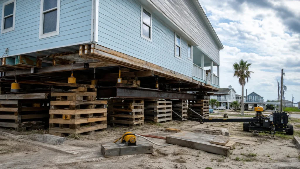 House Raising in Corpus Christi Planning Before a Lift — local foundation service assessment in Corpus Christi, Texas